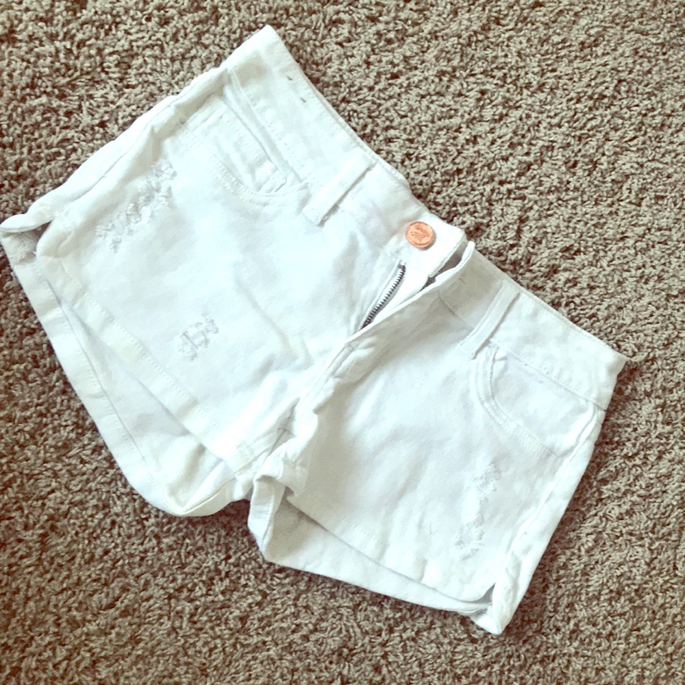 White shorts